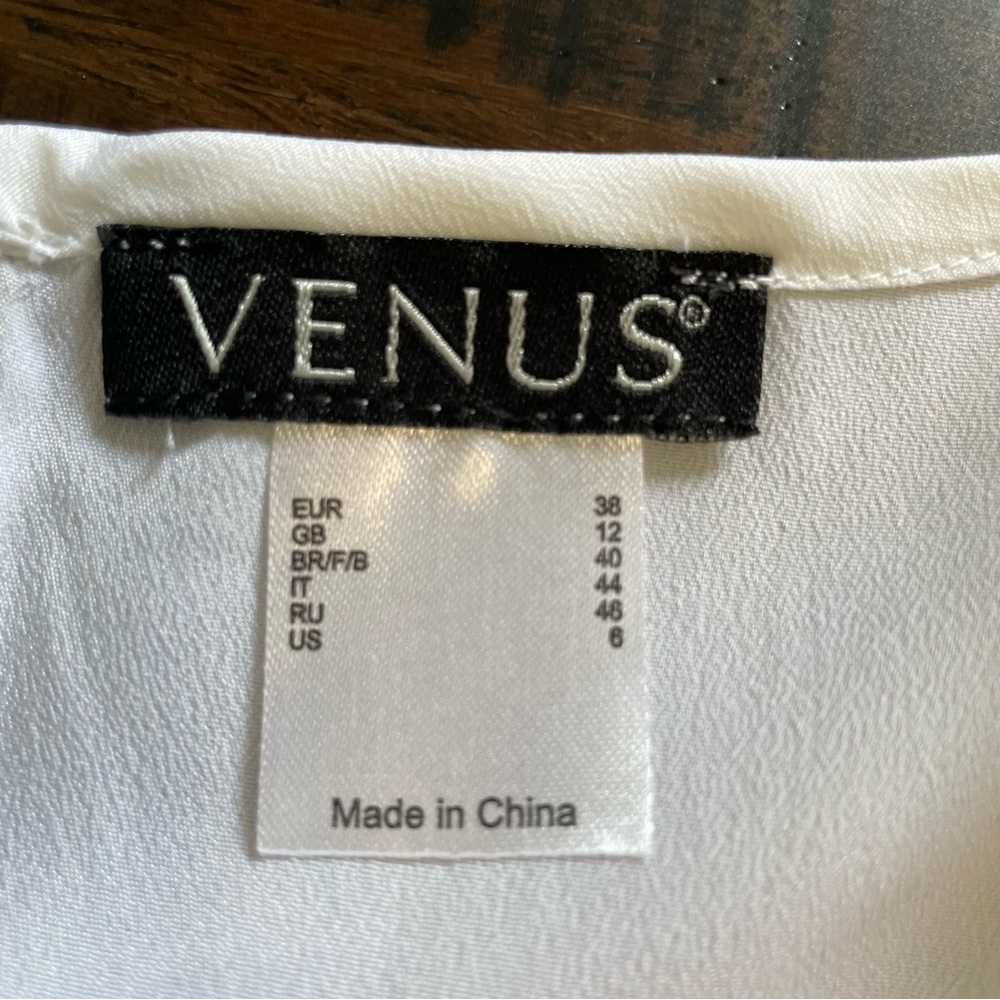 Venus Long Sleeve White Blouse - Picture 10 of 12